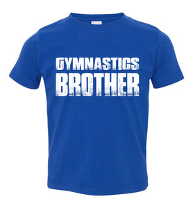 Gymnastics Brother Shirt toddler royal