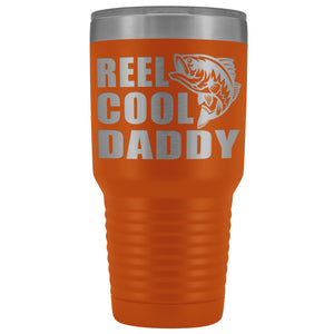 Reel Cool Daddy 30oz.Tumblers Daddy Travel Coffee Mug orange