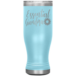 Essential Grandma Tumbler Cup, Grandma Gift Idea light blue