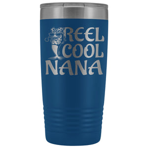 Reel Cool Nana Fishing 20oz Tumbler blue