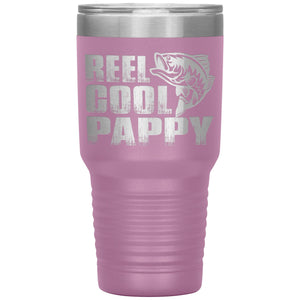 Reel Cool Pappy Fishing Pappy 30oz Tumbler light purple