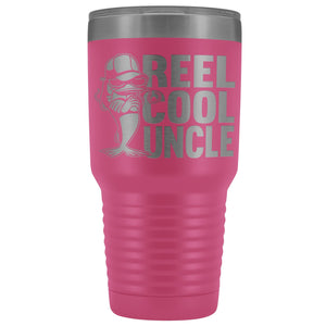 Reel Cool Uncle 30oz. Tumblers Uncle Travel Mug pink