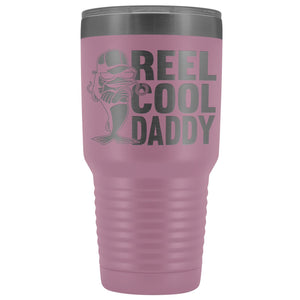 Reel Cool Daddy 30oz.Tumblers Daddy Travel Coffee Mug light purple