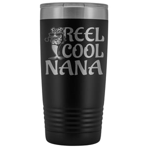 Reel Cool Nana Fishing 20oz Tumbler black
