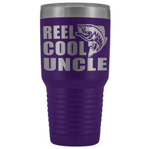 Reel Cool Uncle 30oz. Tumblers Uncle Travel Mug purple