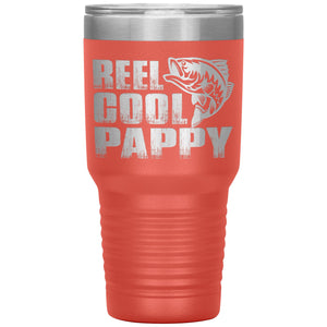Reel Cool Pappy Fishing Pappy 30oz Tumbler coral