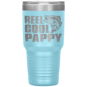 Reel Cool Pappy Fishing Pappy 30oz Tumbler light blue