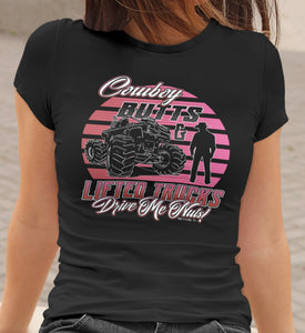Cowboy Butts & Lifted Trucks Drive Me Nuts! Cowgirl T Shirt 