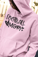 Load image into Gallery viewer, Cute Personalized Football Mom Hoodies