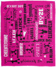 Load image into Gallery viewer, Cheerleading Fleece Blanket Cheer Blankets. 5