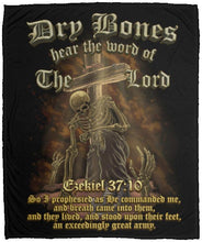 Load image into Gallery viewer, Dry Bones Hear The Word Of The Lord Christian Blanket Throws
