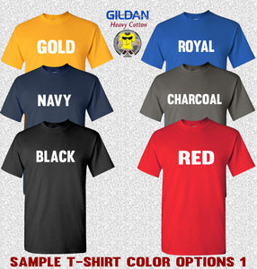 Gildan T-Shirt Color Options 1