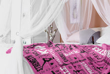 Load image into Gallery viewer, Gymnastics Blankets, Gymnasts Fleece Throw Blanket, Gymnast Gift 2