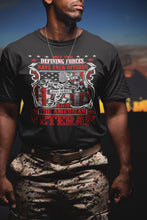 Load image into Gallery viewer, Jesus Christ And The American Veteran T Shirt mock up