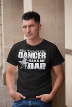 Load image into Gallery viewer, My Favorite Dancer Calls Me Dad Ballet Dad Shirt sales mock up