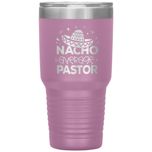 Nacho Average Pastor Funny Pastor 30oz Tumbler lt purple
