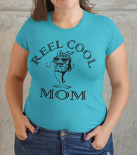 Load image into Gallery viewer, Reel Cool Mom Fishing Mom Tee Shirts