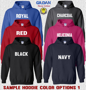 Gildan Hoodie Color Options 1
