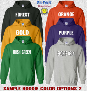 Gildan Hoodie Color Options 2