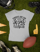Load image into Gallery viewer, Sundays Are For Jesus And Christian Football Shirts