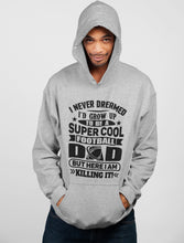 Load image into Gallery viewer, Super Cool Football Dad Hoodie Sweatshirt