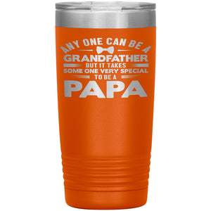 Very Special Papa 20oz Insulated Tumbler orange