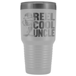 Reel Cool Uncle 30oz. Tumblers Uncle Travel Mug white