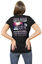 Load image into Gallery viewer, Asphalt Cowgirl Women&#39;s Trucker Shirts mock up