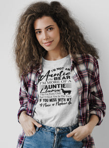 Auntie Llama Shirt | Auntie Bear Shirt | Funny Aunt Shirts