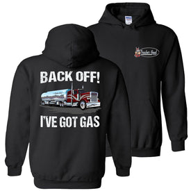 Back Off I've Got Gas Funny Trucker Hoodie