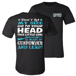 Gunpowder And Lead Funny Cowgirl T Shirts country girl shirt black