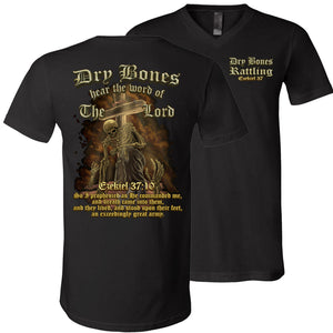 Dry Bones Rattling Shirt v-neck tee