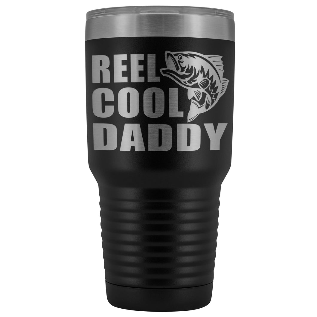 Reel Cool Daddy 30oz.Tumblers Daddy Travel Coffee Mug black