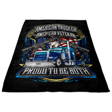 Load image into Gallery viewer, American Trucker American Veteran Trucker Throw Blanket 4