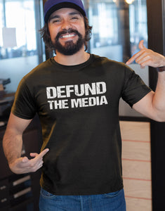 Defund The Media Funny Political Shirts