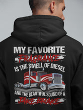 Load image into Gallery viewer, Diesel And Jake Brake Trucker Hoodie mock up