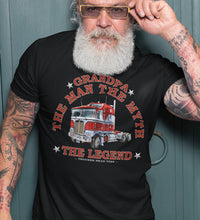 Load image into Gallery viewer, Grandpa The Man The Myth The Legend Trucker Shirt
