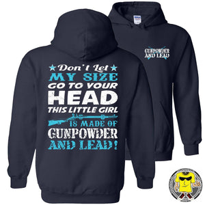 Gunpowder And Lead Hoodies for women pullover navy