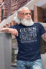 Load image into Gallery viewer, Guns Don&#39;t Kill People Grandpas With Pretty Granddaughters Do Funny Grandpa Shirt