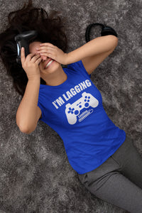 I'm Lagging Gamer Shirts For Guys & Girls funny gamer t shirts mock up