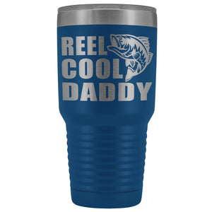 Reel Cool Daddy 30oz.Tumblers Daddy Travel Coffee Mug blue