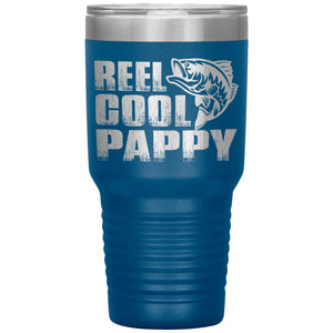 Reel Cool Pappy Fishing Pappy 30oz Tumbler blue