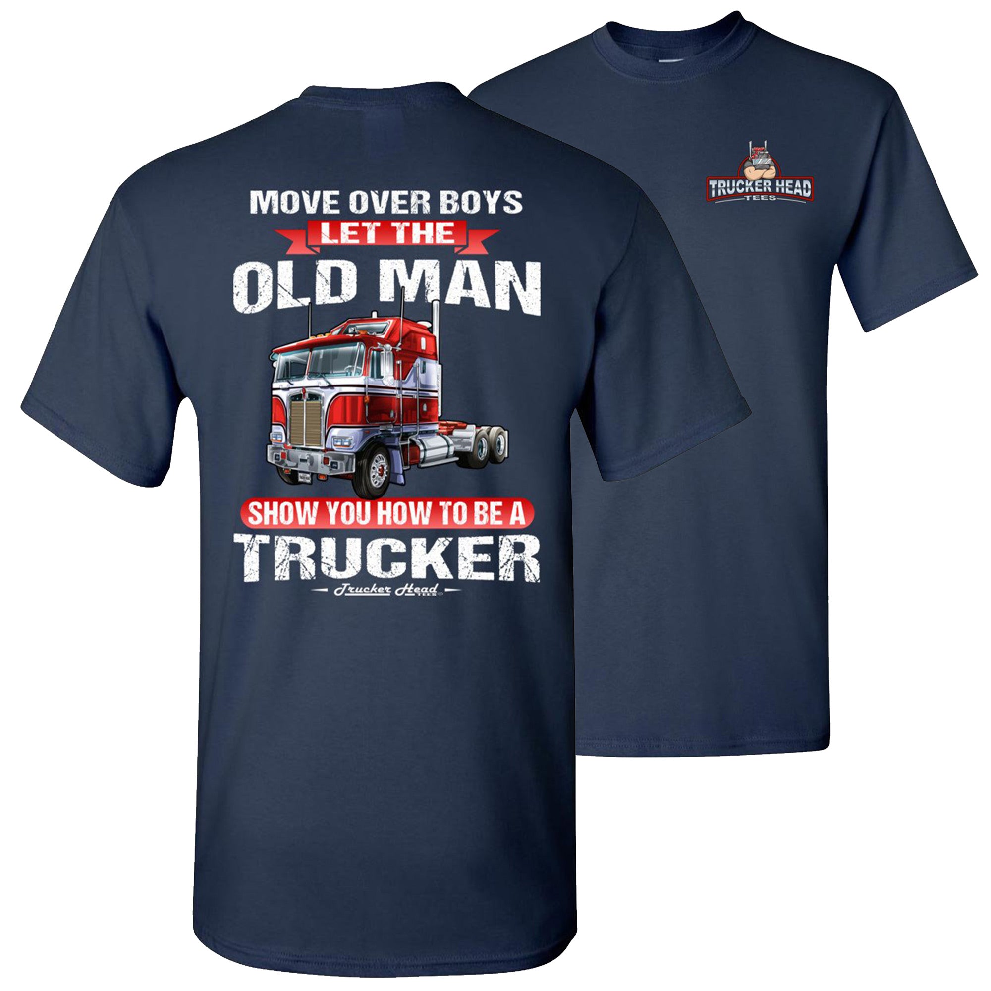 TRUCKER: Old Man Trucker | Essential T-Shirt