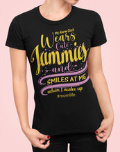 Load image into Gallery viewer, My Alarm Clock Wears Cute Jammies And Smiles At Me When I Wake Up Cute New Mom Shirts