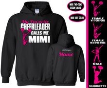 Load image into Gallery viewer, Cheer Mimi Hoodie, My Favorite Cheerleader Calls Me Mimi
