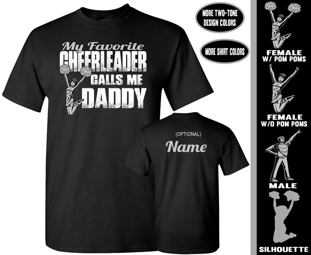 Cheer Daddy Shirts, My Favorite Cheerleader Calls Me Daddy