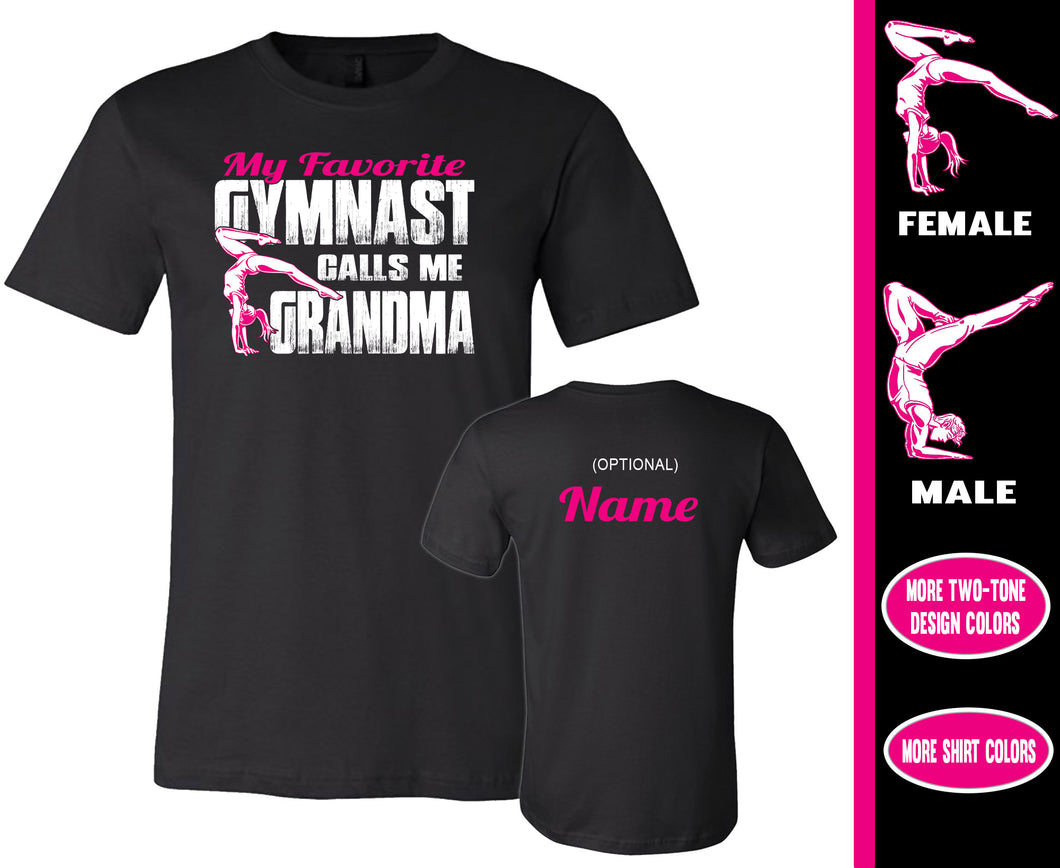 Gymnastics Grandma Shirt | My Favorite Gymnast Calls Me Grandma
