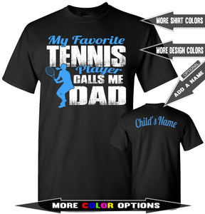 My Favorite Tennis Player Calls Me Dad Girls Blue