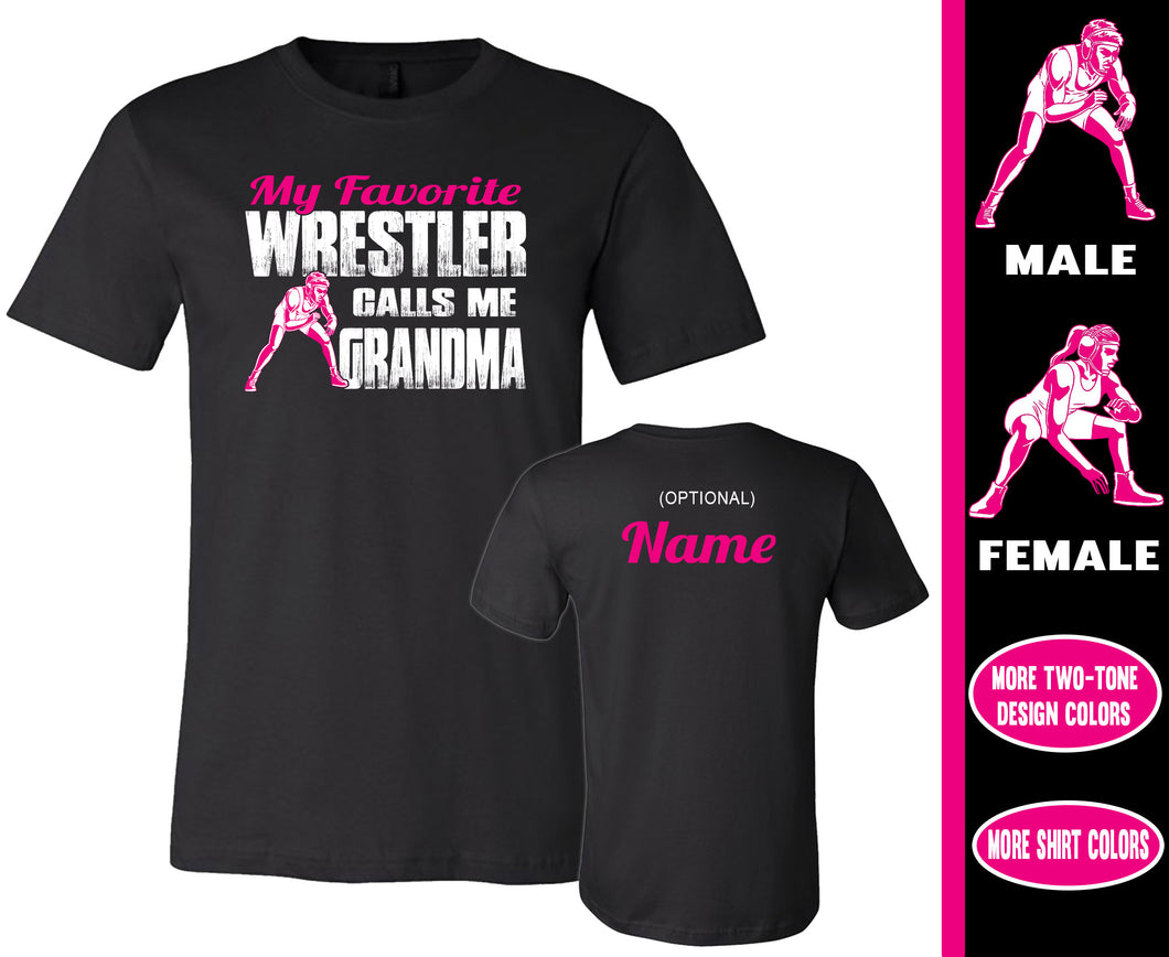 Wrestling Grandma Shirts, My Favorite Wrestler Calls Me Grandma
