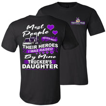 Load image into Gallery viewer, My Hero Truckers Daughter Shirts black